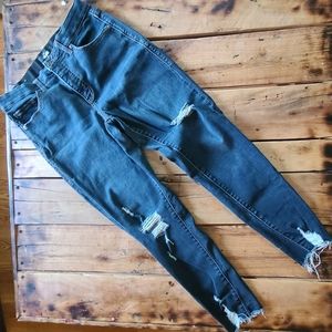 Lularoe Indigo Distressed Skinny Jeans Size 30